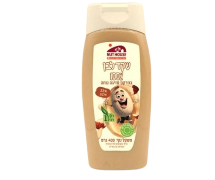 שקד לבן בקבוק לחיץ